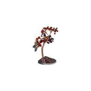 Árbol de la Felicidad 7 Chakras con Base de Ágata (12 cm)
