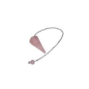 Pendulo Cuarzo Rosa 3,5 cm