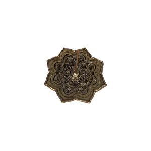 Porta Incienso de Metal Flor de Lotus (10 cm)