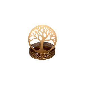 Portavelas Metal Árbol de la Vida (11 cm)