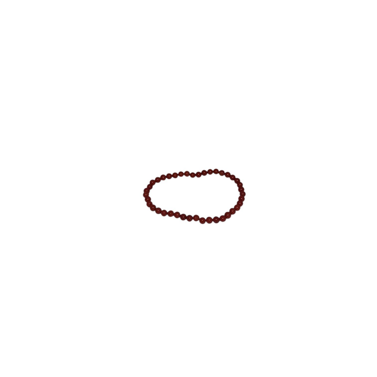 Pulsera de Jaspe Rojo (4 mm)