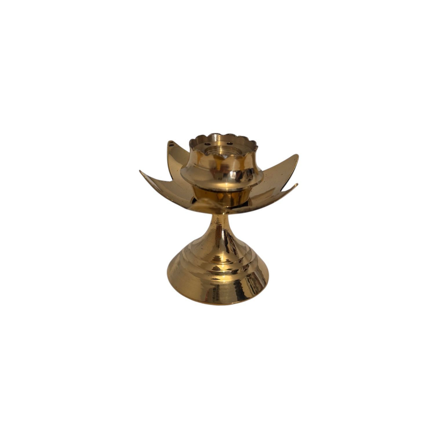 Quemador de Resina Lotus Doradas (7 cm)