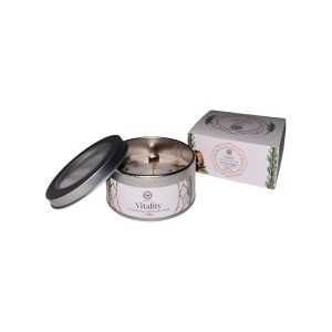 Vela Aromática de Jengibre Dulce con Cristal de Ojo de Tigre